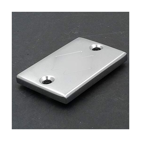 SMT-Chrome Billet Aluminum Rear Brake Fluid Reservoir Cap Cover S Engraved Compatible With Suzuki GSXR 600 GSXR 750 GSXR 1000 GSXR 1100 Boulevard Hayabusa Katana [B00RNIX4RS]