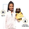 14" Princess, Black Girl, Hand Puppet