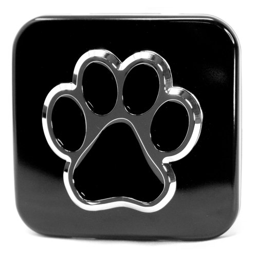 Bear Dog Paw Foot Hitch Cover Tube Plug Insert Fits 2" Receivers
