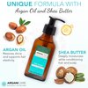 Arganicare Natural Argan Oil for Dry & Damaged Hair - Vegan Hair Growth Serum with Jojoba Oil Designed for Hair Loss & Dry Scalp Treatment - Aroma-Packed Formula with Shea Moisture for Frizz Control