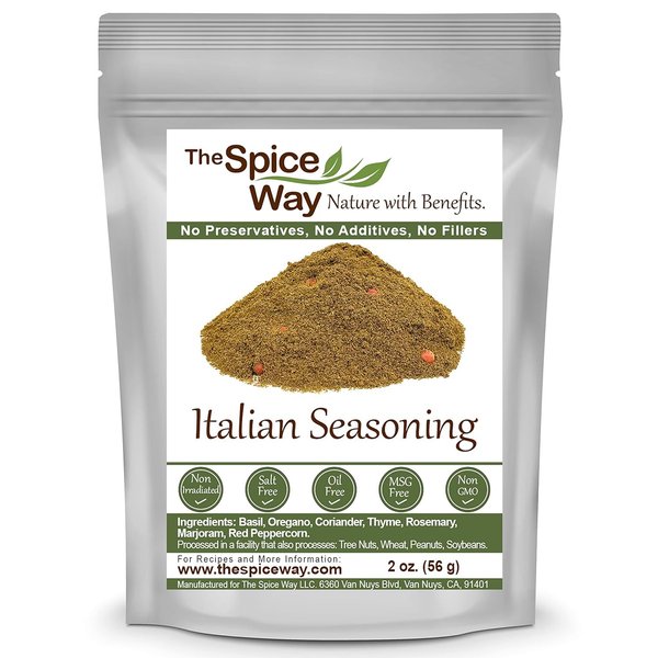 The Spice Way Italian Seasoning - a gourmet spice blend with Italian herbs and spices. Can be used on any Italian dish including pasta, pizza and more 2 oz