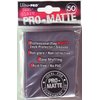 Card Sleeves - PRO MATTE Solid Black Pack - 50 Sleeves #82258