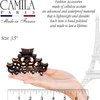 Camila Paris NV105 French Hair Clip for Women, Girls Hair Claw Clips Jaw Fashion Durable and Styling Hair Accessories for Women, Strong Hold No Slip Grip, Made in France
