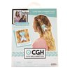 CGH Cute Girls Hairstyles! Mermaid Hair Kit with Braiding Tool & Mermaid Hair Clip (706271)