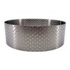 de Buyer Perforated Round Tart Ring - 4” Diameter, 1.4” Height - Perfect for Baking Beautifully Crisp Tarts - Easy to Use & Clean - Made in France