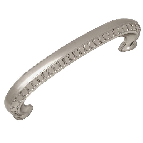 Cosmas 10 Pack 7177SN Satin Nickel Cabinet Hardware Handle Pull - 3-3/4 Inch (96mm) Hole Centers