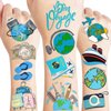 Travel Temporary Tattoos Bon Voyage Birthday Party Supplies Favors Decorations Adventure Awaits World Travel Super Cute 96 PCS Tattoos Stickers for Kids Boys School Classroom Rewards Gifts Ideal
