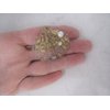 Generic Shiny gold or silver shell pearl star alligator hair claw clip clamp (Primary color: Gold)