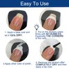 TailaiMei 36 Sheets 1368 Pieces French Manicure Nail Art Stickers, 3 Designs Self-Adhesive Nail Tips Guides for DIY Decoration Stencil Tools (3 Moon Shape Design, 36 Sheets)