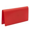 Red Vinyl Checkbook Cover, Top Tear Personal Vinyl Checkbook Cover