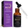 Biotin Hair Growth Serum - Topical Biotin Hair Serum for Hair Growth Infused with Peptides, Keratin, Caffeine, and Vitamins, All Hair Types 1 Fl Oz