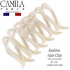 Camila Paris CP3526 French Small Hair Clips for Women Thick Hair for Long Curly Wavy Hair, Girls Hair Claw Clip, Durable Styling Big Claw Clip for Thick Hair, Strong Hold No Slip Grip, Made in France