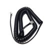 The VoIP Lounge Replacement 12 Foot Black Handset Curly Cord for Yealink SIP Phone T40 T41 T32 T38 T40 T42 T46 T48 T41 T42 T46 T48 T52 T53 T54 T56 T57 T59 T19 T21 T23 T27 T29 T30 T31 T33