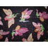 Fairy Fairies Women Twilight Black Cotton Fabric Fat Quarter OOPFABRIC