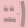 U Shaped Hair Pins,Finishing Fixer Comb Pins Material All weather Retention Perfect Design Different Hairstyles for Women (black)