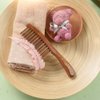 TAN MUJIANG Hair Comb Inserted Teeth Natural Wood Scalp Massage 1pc