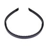 Ruihfas Fashion Headbands Wide Leather Covered Hair Hoop Clasp Hairbands for Women Girls, 6pcs/pack (Normal)