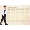 Toddler Dress Suit Baby Boys Clothes Sets Bowtie Shirts + Suspenders Pants 3pcs Gentleman Outfits Suits 6Month - 6Years (Red, 18-24M)