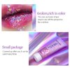 BeeYoYe Purple Body Glitter,Face Glitter Gel,Mermaid Sequins Liquid Holographic,Face Eye Lip Hair Music Festival Rave Accessories Makeup,Sparkling Body Glitter Gel for Women,50m