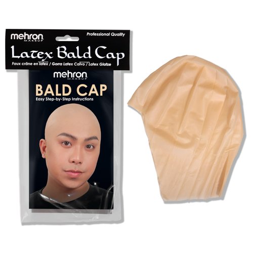 Mehron Makeup Professional Bald Cap for Adults, Men, & Women | Costume Bald Cap for Halloween, Cosplay, & Theatre (Latex)