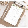 Daily Planner To Do List Notepad 52 Undated Tear-off Sheets | 6x9 Inch Desktop Daily Planning Notepad | Notebook for Daily Tasks, Checklist, Calendar, Schedule, To Do List, Appointments, Notes, Meals,