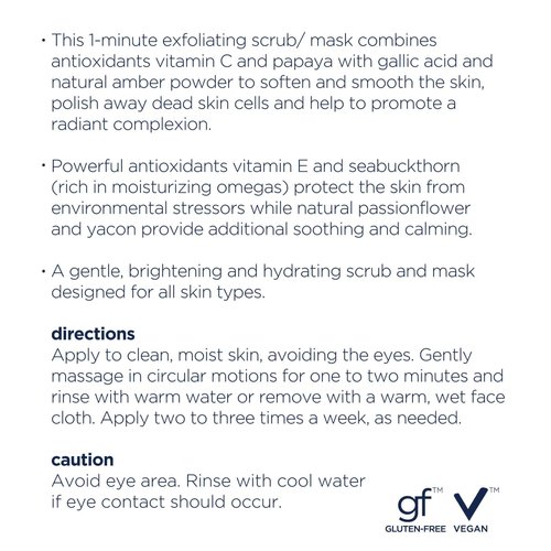 M-61 Vitablast C® Scrub and Mask - Exfoliating and brightening scrub and mask with vitamin C, gallic & papaya