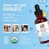 Kids Probiotic Liquid Drops by MaryRuth's | USDA Organic Probiotics for Digestive Health | Ages 4+ Gut Health & Immune Support Supplement | Overall Health | Vegan | Non-GMO | 1 Fl Oz
