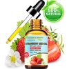 Botanical Beauty STRAWBERRY SEED OIL. 100% Pure Natural Virgin Unrefined Cold Pressed Carrier Oil 0.5 Fl Oz- 15 ml. for FACE, SKIN, BODY, DAMAGED HAIR, NAILS. Rich in Omega-3, Vitamin C, Vitamin E
