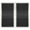 GE JX81A, WB02X9883, WB6X186, WB2X9883 Microwave Recirculating Charcoal Filter (2-Pack)