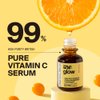 GANGNAM GLOW Vitamin C Serum 1.01 fl oz - Korean Skin Care I Vitamin E & Hyaluronic Acid Serum for Face I Face Moisturizer for Women I Vitamin C Face Serum