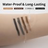 Microblading Eyebrow Pen,3D Waterproof Microblading Eyebrow Pencil, Eyebrow Magic Pen Eyebrow Microblading Pen Eyebrow Pen Waterproof&Smudge-proof Creates Natural Looking Brows (Chestnut)