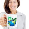 Cute There Is No Planet B Eco Friendly Pun Earth Lover Coffee & Tea Mug, Containers, Products, Household Items, Kitchen Dishes, Utensils, Party Supplies & Eco-friendly Dinnerware Giftables (15oz)