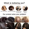 SEGO Hair Toppers for Women Real Human Hair No Bangs 130% Density 10 * 12CM Silk Base 100% Remy Human Hair Clip in Top Wiglet Hair Pieces for Thinning Hair-18 Inch Dark Brown