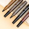 BINGBRUSH Eyebrow Pencil Micro 4 Point Ink Pen by Brow Stylist - Eye Makeup Lift & Snatch Eyebrow Pen Kits Long-Lasting Waterproof Natural Eyebrow Hair (1Pc 01# Light brown)