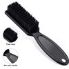Patelai 2 Pcs Blade Cleaning Brush Hair Clipper Barber Nylon Brush Hair Styling Brush Accessory for Men Trimmer Cleaning Clipper Manicure(Black)