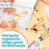 Ooly, Brilliant Bee Crayons, Bright and Vivid Triangular Crayon - Set of 24