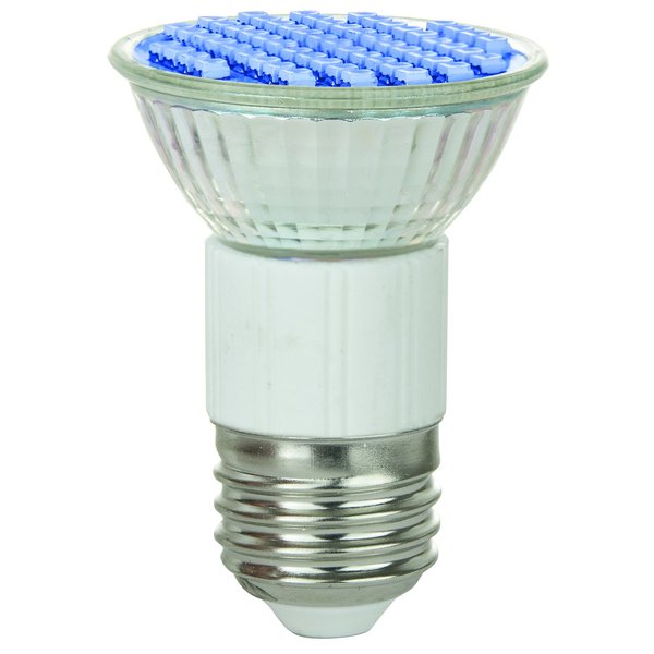 Sunlite 80195-SU JDR/60LED/2.8W/MED/B LED 120-volt 2.8-watt Medium Based JDR Lamp, Blue