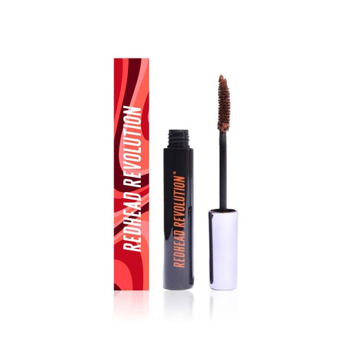 Redhead Revolution's Vegan Gingerlash Redhead Mascara | Auburn Brown Mascara for Redheads & Blondes (Honest Auburn)