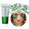 Green Body Glitter,Mermaid Face Glitter Gel,St.Patricks Day Body Glitter,Sparkly Glitter Makeup Chunky Glitter for Face Body Hair Eyes Lip,St.Patricks Day Accessories,Body Glitter for Women and Kid