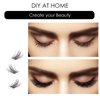 Lash Clusters 144 Pcs Individual Lashes Clusters Eyelash Extensions False Eyelashes DIY Wispy Fluffy Lash Extension Reusable False Eyelashes Natural Look Mix 10-16mm C D Curl-DM17