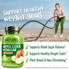 NATURELO Apple Cider Vinegar Capsules - Natural ACV with Mother Supplement for Men & Women for Detox, Cleanse and Weight Management - 120 Vegan Capsules