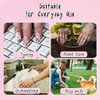 AkiliBIELY French Tip Press on Nails Short Medium Square Black Silver Fake Nails Pink Curve Bling Glue on Nails Cute Women Stick on Nails Acrylic Gel False Nails Wedding Birthday