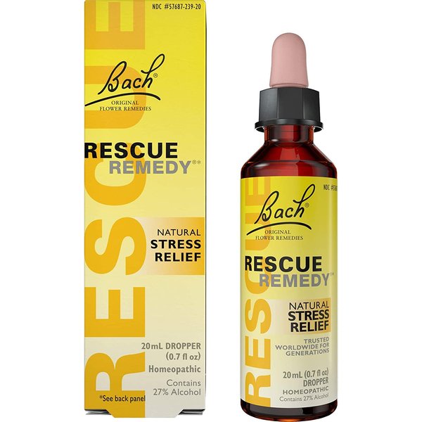 Bach Flower Remedies Rescue Remedy Natural Stress Relief - 0.7 fl oz