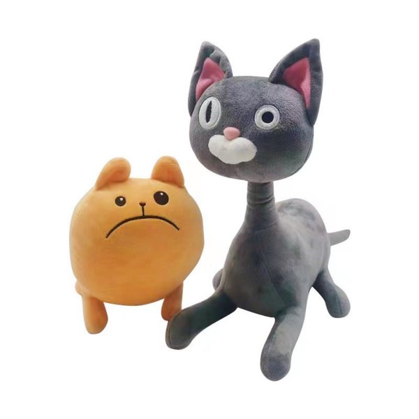 YUHEYS Noodle Cat Bun Dog Stuffed Plush Toy, Healing Loyal Partner Cat Dog Plushies Toy Doll, Plush Stuffed Toys, Great Gifts for Kids Boys Girls