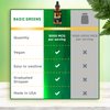 BASIC GREENS Vitamin B12 Sublingual (Vegan) 2 Fl Oz - Methylcobalamin B12 Vitamins 5000 mcg, B12 Liquid Drops, Methyl B12, Cherry Flavor