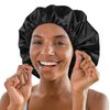 Jumbo Shower Cap for Men and Women with Box Braid, Locs, Long Curly Hair to Prevent Frizz