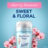 Secret Aluminum Free Deodorant for Women, 48hr Odor Protection, Free of Parabens Dyes Talc & Baking Soda, Cherry Blossom Scent, 2.4 oz (Pack Of 3)