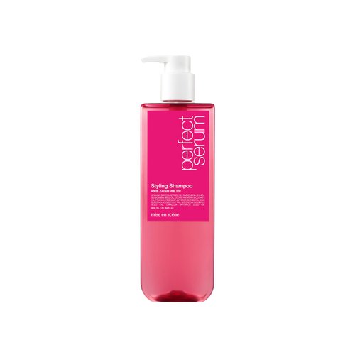 Mise En Scene Perfect 'Styling Serum Shampoo - Enriched with Argan Oil, Daily Nourishing Shampoo for Women, Styling Memory & Heat Protection, 22.99 Fl. Oz.