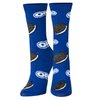 Crazy Socks for Men,Oreo Cookies Logo, Crew Socks, Novelty Snack Theme Silly Fun