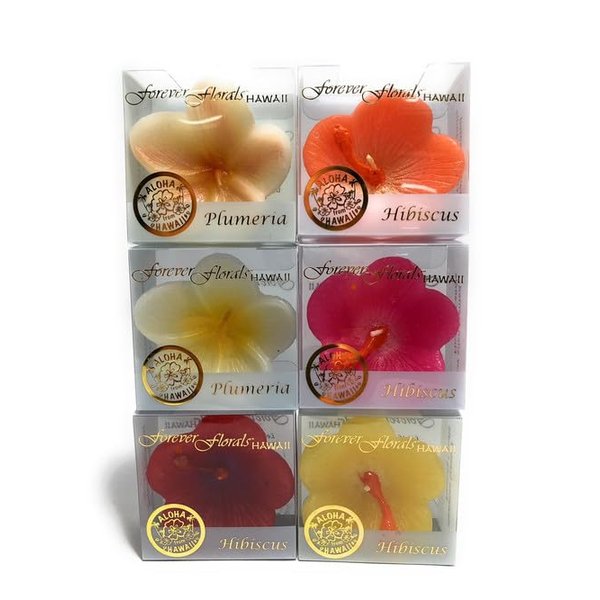 Tikimaster Set of 6 Floating Scented Candles - Wedding Accent
